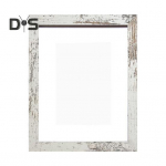 Puidust pildiraam Minimalistlik pildiraam pleksiklaasist kattega lauaplaadile seinakinnitusega pildiraam kodukontori sisekujunduseks L valge