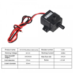 Vee tsirkulatsioon 120L/H Micro 5V USB pumbatav harjadeta v&auml;ike veepump DC12V aiatiigi kalamahuti minisukelpump AD20P-1230C