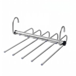 5/9 kihilised roostevabast terasest p&uuml;kste riidepuud, ruumis&auml;&auml;stlik riidenagi teksar&auml;tiku jaoks, reguleeritav libisemisvastane riidekapi riputus