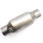 Universaalne 2-tolline 51 mm kolmesuunaline katal&uuml;&uuml;smuundur Premium auto v&auml;ljalasketoru korrosioonikindel Direct 400cell Fit v&auml;ljalasketoru