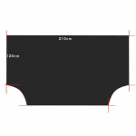 Auto Lumikaitse Paksenenud Veekindel Tuuleklaasi Magnetiline Esiklaasi Kate Kaitse Poolkate Tolmukaitse Autoriided must