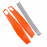 Mootorratta &otilde;&otilde;tshoova kaitse p&ouml;&ouml;rdehoova kaitse, mis sobib 125 200 250 350 450 500 EXC XCW EXC-F XCW-F 300EXC mustuserattale oranž