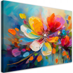 L&otilde;uenditr&uuml;kk, v&auml;rviline lill 60x40 mitmev&auml;rviline