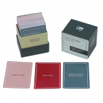 Elulugude intervjuukomplekti kaardid 150 tk paberist p&otilde;lvkondadevahelise vestluskaardid koju