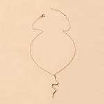 1 TK Punk Long Snake Ripats Kaelakee H&otilde;bedane V&auml;rv Unquie Mehed Naiste Kael Ehted Statement Pouplar Choker kaelakee hulgim&uuml;&uuml;k kuld