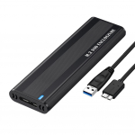 10Gbps M2 SSD korpuse &uuml;mbris NVMe NGFF SATA kahe protokolliga M.2 kuni USB Type C 3.1 SSD adapter NVME PCIE NGFF SATA SSD ketta jaoks