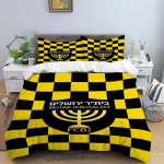 Beitar Jerusalem FC Kogu hooaja kaheinimesevoodi komplekt Tekikomplekt Vooditekk Tekikott Kahekordne Kuninglik Tekikott Kodutekstiil EU Single 135x200cm