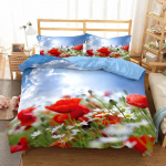 Magun&otilde;ied Voodipesukomplektid Tr&uuml;kitud Jacquard-kudumiga Voodikate Padjap&uuml;&uuml;ridega Voodipesu Magamistoa Tekikott Kuninglik Suurus Luksus EU Single 135x200cm