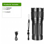 3000M &Uuml;lipika ulatusega taskulamp Suure v&otilde;imsusega LED-taskulamp Laetav Taktikaline taskulamp Veekindel V&auml;lilatern Kalastusvalgusti