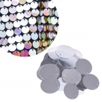 85 t&uuml;kki 20 mm lamedad &uuml;mmargused lahtised litrid DIY Decor DIY kleidi tarvikud aplikatsiooniga r&otilde;ivaste kudumise meisterdamise pulmade jaoks h&otilde;be