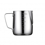 Yousheng 140ml/350ml/550ml/900ml piimavahustamiskann, roostevabast terasest espressokann, piimavahustaja tass Cappuccino Latte Art jaoks XS