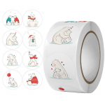 500 tk/rulli multifilmi loomakleebis Capibara Kapibala k&uuml;&uuml;liku kassi karu k&auml;sikonto kleebised kingikoti pitseerimiskleebis k&uuml;psetussilt