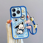 KEYSION L&ouml;&ouml;gikindel &uuml;mbris Realme C63 C61-le koos kaelapaelaga Pehme silikoonist armas 3D koomiksinukuga telefoni&uuml;mbris OPPO Reamle C55 C53 C51-le for Realme C61