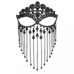 India tutiloormask n&auml;ole Naised Rhinestone n&auml;omaskid Masquerade tantsupeol banketi kaunistamine n&auml;o aksessuaarid Ehted