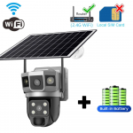 12MP 6K p&auml;ikesekaamera IP CCTV juhtmevaba PIR inimese tuvastamise veekindel 2-suunaline heli-videovalve nutika kodu turvakaamerad WiFi Cam