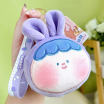 Plush v&otilde;tmehoidja Armas puuviljastiilis koomiksinukk Palus m&auml;nguasi stressi leevendav pehme t&auml;idisega nuku v&otilde;tmehoidja seljakott ripats t&uuml;drukule m&auml;nguasi kingitus as the picture