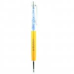 Pierres et Min&eacute;raux. Stylo min&eacute;raux Tanzanite brut Arusha, Tanzanie. Couleur Jaune dor&eacute;.