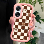 V&auml;rvitud muster Big Wave Edge pehme silikoon materjal Macaron telefoni &uuml;mbris p&otilde;rutuskindel kaitsev kummist &uuml;mbris OPPO Reno Realme jaoks OPPO A53 2020 valge