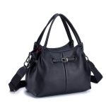 Niche Pehme Nahast K&auml;ekott Moodne &Uuml;he&otilde;laline Kaenlaalune T&otilde;mblukuga Kott K&otilde;igega Sobiv Suure Mahutavusega Crossbody Kott must