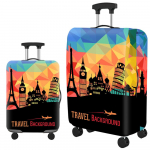 Reisipagasi katted kohvrile, kohvri katte pagasikaitse, tolmukindel, vastupidav elastne, sobib 18&ndash;32-tollisele pagasile L(26-28inch suitcase)