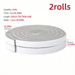 2 rull/pakk ilmastiku eemaldav tihend Isekleepuv tihendusribad vahtplastist aken klaasuks helikindel kokkup&otilde;rkevastane tolmukindel vahe soe tihenduslint hall