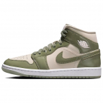 Air Jordan 1 Mid SE Sea Glass Naiste Tennised Roheline &Otilde;liroheline Metallik-H&otilde;bedane HF4079-003 36
