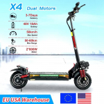 X4 Cross-country Electric bike Scooter 48v 17ah Battery 1600W Motor foldable electric Scooter electric Bicycle 45km/h for adults