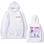 TV Girl Kapuutsiga Dressipluus Kes Tegelikult Hoolib Albumitr&uuml;kk Meeste Naiste Kapuutsiga Dressipluusid Harajuku Pullover Spordidress Unisex R&otilde;ivad L
