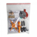 Klaasiparanduskomplekt Vedel autoklaasi laastude kinnituskomplekt Auto esiklaasi paranduskomplekt pragude parandamiseks Kiibid, poolkuud