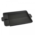 Grillpanniplaat 32 x 26 cm kaasaskantav mittenakkuva kattega butaanigaasipliit pliidiplaat ristk&uuml;likukujuline korea grillplaat