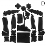 Libisemisvastane uksepilu topsihoidja matt Kia Sportage Nq5 2024 2024 2024 P&otilde;hja-Ameerika/Korea versioonid Tarvikud Libisemisvastane padi O6r8