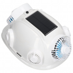 P&auml;ikesepaneeliga kaitsekiiver 6 ventilaatoriga Bluetooth nutikas jahutus telefonile vastamine ehituskiiver