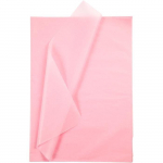 Papier de soie - 50 x 70 cm - 25 feuilles Rose Clair