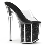 20cm Naiste Kingad Sussid Kitsas Kont Open-toe K&otilde;rge Kont Lihtne Mood Pole Tantsukingad Mudel Catwalk Pidulikud Kingad YKC 39 gray