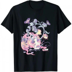 Pastellgoth T&uuml;druk Lill Kolju Kawaii Gooti &Otilde;udusarmas S&auml;rk S-3XL XXXXXL