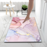 Marmorimustriga K&ouml;&ouml;gimatt Uksematt Vaip Vastupidav Imav Libisemiskindel Sissep&auml;&auml;su Voodi&auml;&auml;rne Vaip Pestav Elutuba 80x120cm