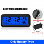 Mitmev&auml;rviline digitaalne auto kell termomeeter - LCD temperatuuri ja niiskuse m&otilde;&otilde;tur iminapaga kinnitusega S78 1PC