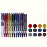 12 v&auml;rvi Micron Graphic sisset&otilde;mmatavad pliiatsid - Eriti peen 0,5 mm/0,197 tolli ots, veekindel, kiiresti kuivav tint, mittetoksiline, kergesti haaratav - &Otilde;pilased ja kunstnikud