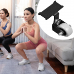 Squat Rack Move Wheel Accessory Portable Easy to Install Sturdy Carbon Steel Wear Resistant