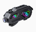 IPX6 mootorratta Bluetooth 5.3 intercom 1080P armatuurlaua kaamera 120&deg; kaamera 50H aku