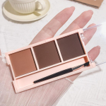 3-Color Brow Powder Set with Brush - Long-lasting, color-resistant, versatile contour makeup set for natural, three-dimensional 03