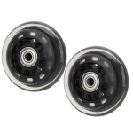 2 tk Rula Rattad Madala M&uuml;ratasemega 608 Laager Rulluisud Inlinesuusatamine Asendusrattad Laagritega jaoks