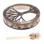 &Scaron;amaanitrumm Siberi trummi vaimmuusika K&auml;sitsi valmistatud &scaron;amaanitrumm koos Drum Sticki kodukaunistusega