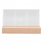 Kiirfotoraam Puidust Alus L&auml;bipaistev Akr&uuml;&uuml;lpaneel Dekoratiivne 3-tolline Pildiraam