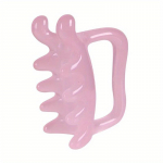 1PC pink fascial hand-held massage tool, used for fat reduction and muscle relaxation, as well as for orange peel tissue massage.