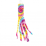 Tie-dye Tuulekott V&auml;litingimustes Tuule suuna lipp Kriimustuskindel Tuulekindel Vikerkaarev&auml;rviline Tuulekott Tuulelipp Sisehoovi Dekoratsioon Lipp