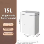 15L Nutikas pr&uuml;gikast Automaatne puuteta Nutika anduriga Pr&uuml;gikast Veekindel Vannitoa K&ouml;&ouml;gi Magamistoa Pr&uuml;gikast Battery version valge