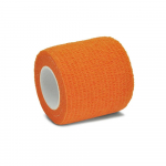 1/6/10/15Pcs 4.8m orange First Aid Self Adhesive Cohesive Elasticity Bandages Sports Tape for Wrist Ankle Sprains & Swelling 2.5cmx4.8m