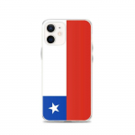 Coque pour iPhone - PIXELFORMA - iPhone 12 - Drapeau du Chili - Silikoonist supp - Design l&eacute;ger