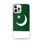 Coque iPhone &ndash; mitmev&auml;rviline &ndash; Drapeau Pakistan &ndash; Souple &ndash; &uuml;hilduv iPhone 12 Pro Max &ndash; vertikaalne